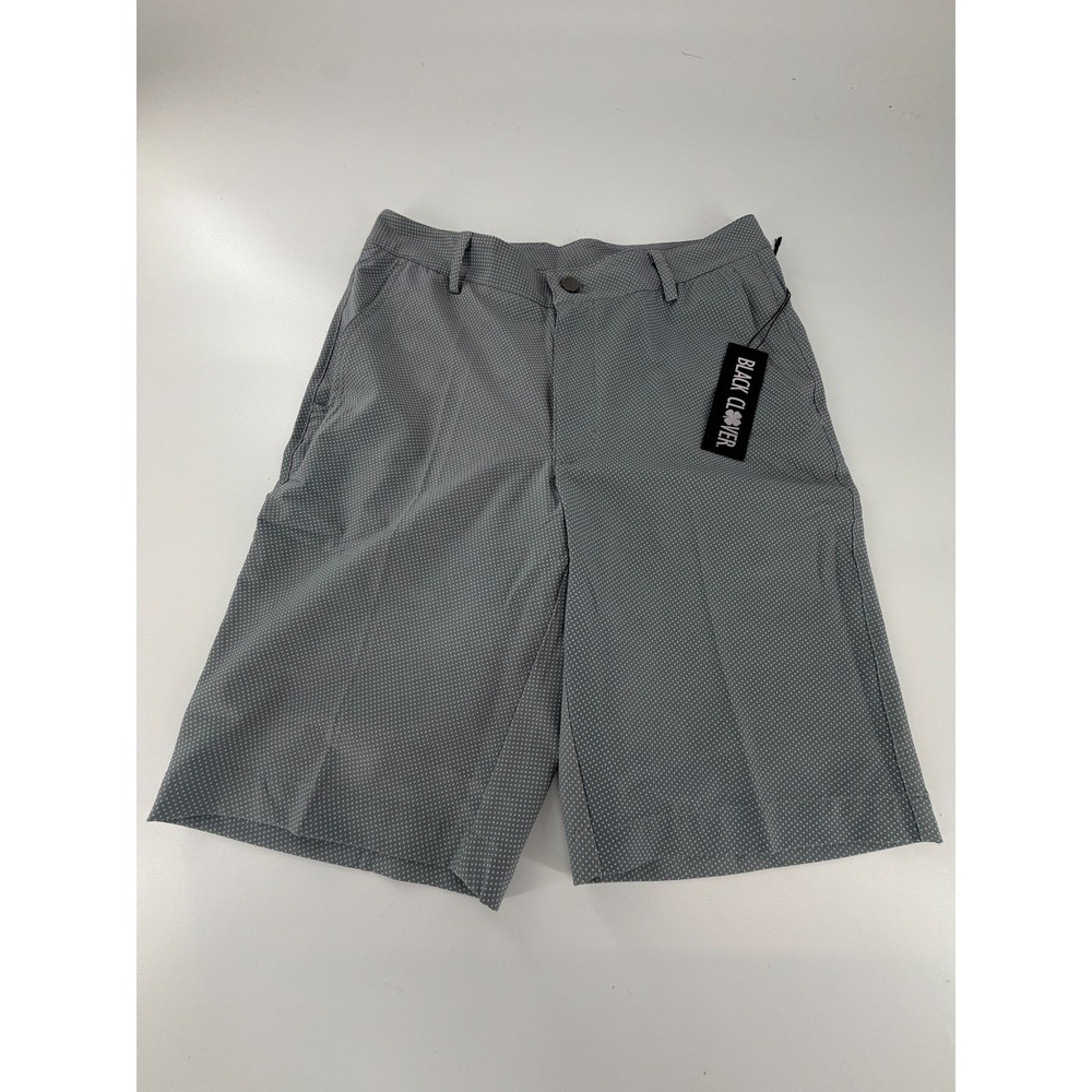 Black Clover Live Lucky Deception Men’s Performance Golf Shorts Size 30 Grey NWT